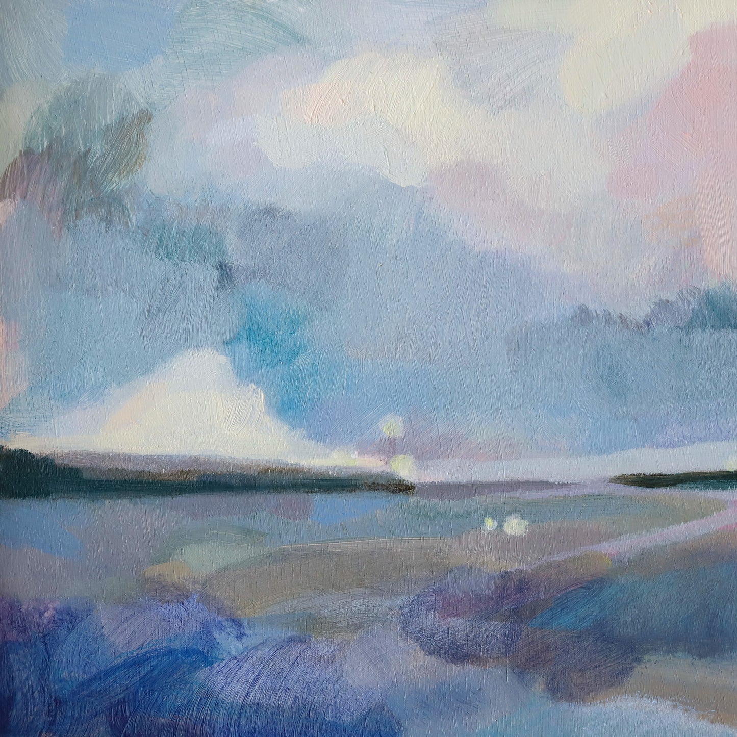 Silently Watching oil painting