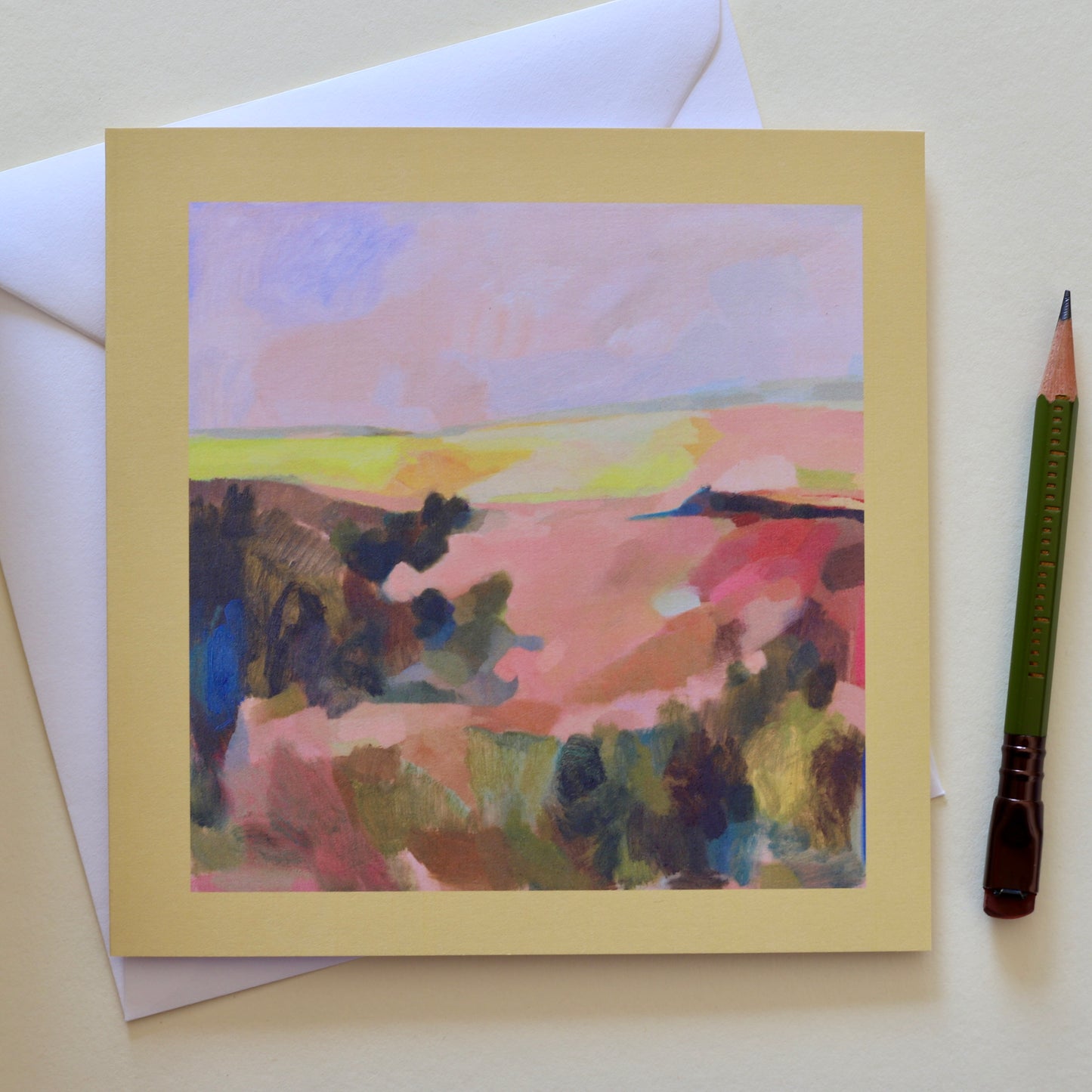 Glow greeting card