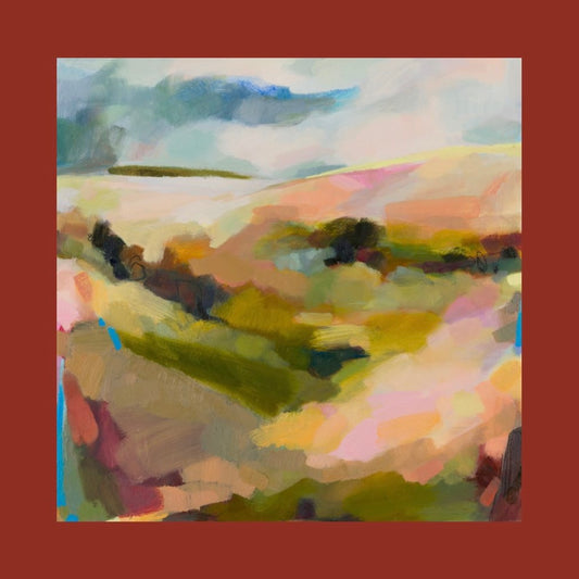 Golden Stillness greeting card