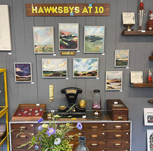 Exhibiting at Hawksby's 10th anniversary exhibition