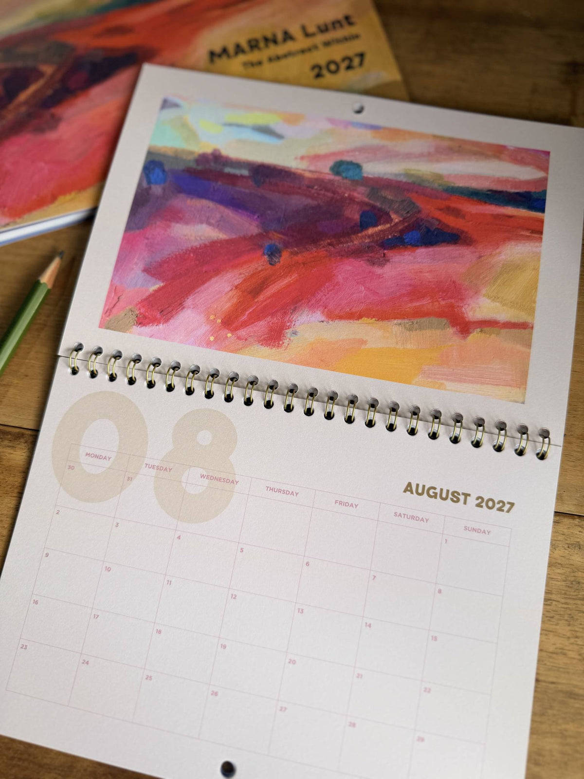 2027 Landscape Calendar A5