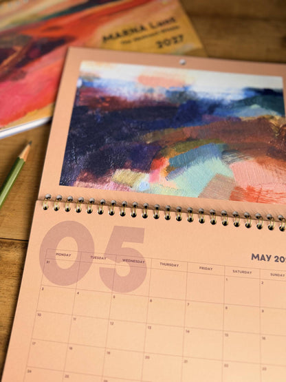 2027 Landscape Calendar A5