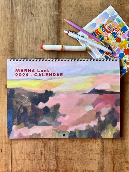 2026 wall calendar A4