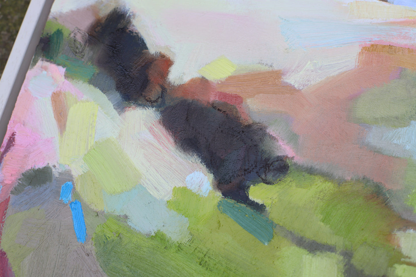 Golden Stillness oil painting