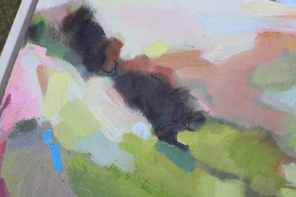 Golden Stillness oil painting