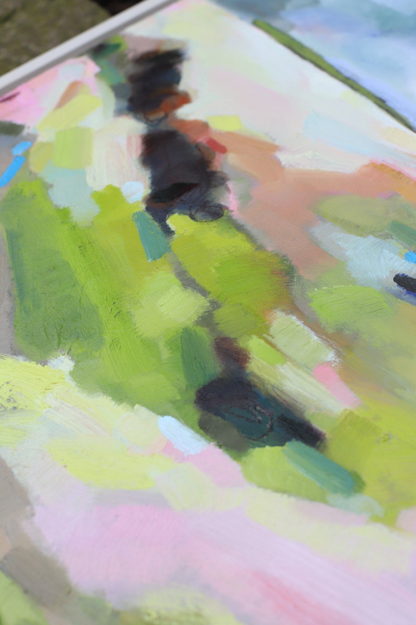 Golden Stillness oil painting