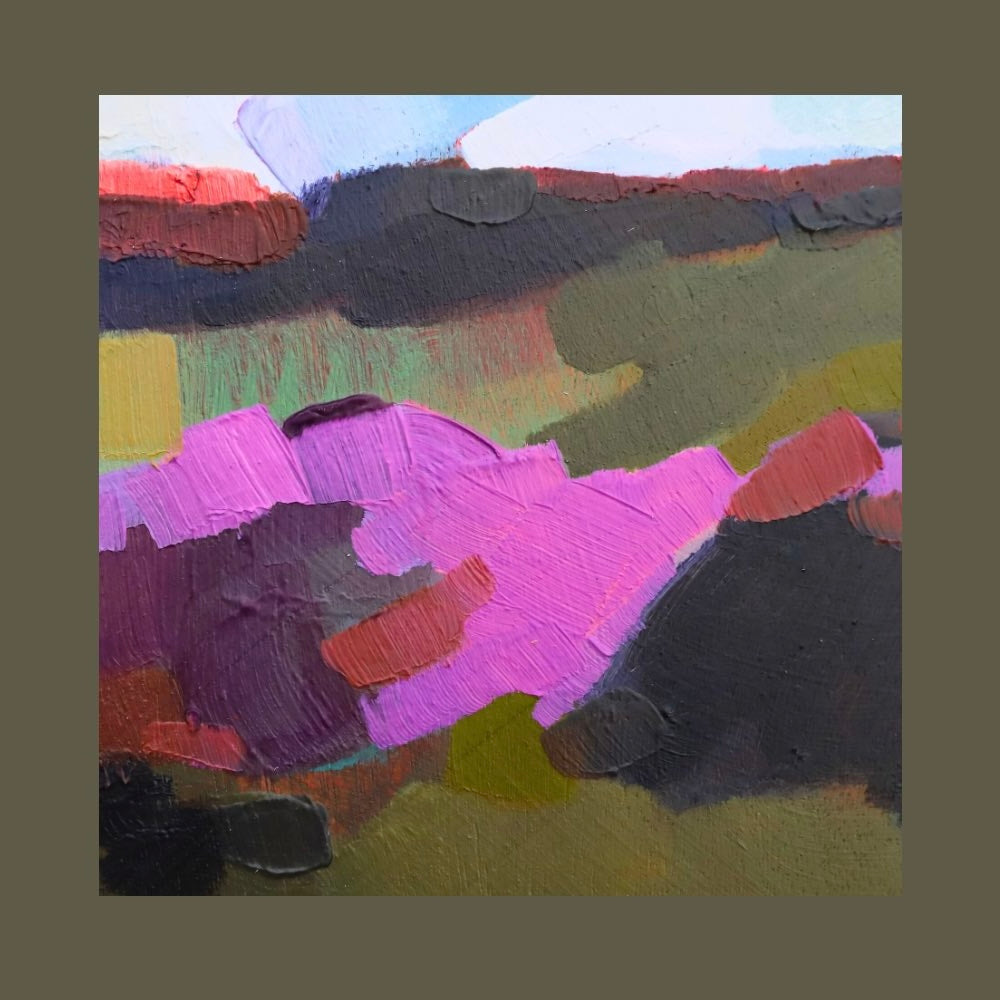 Lavender Dreamscape greeting card