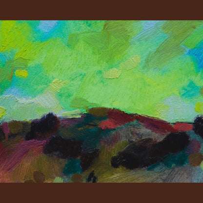 Neon Nights greeting card
