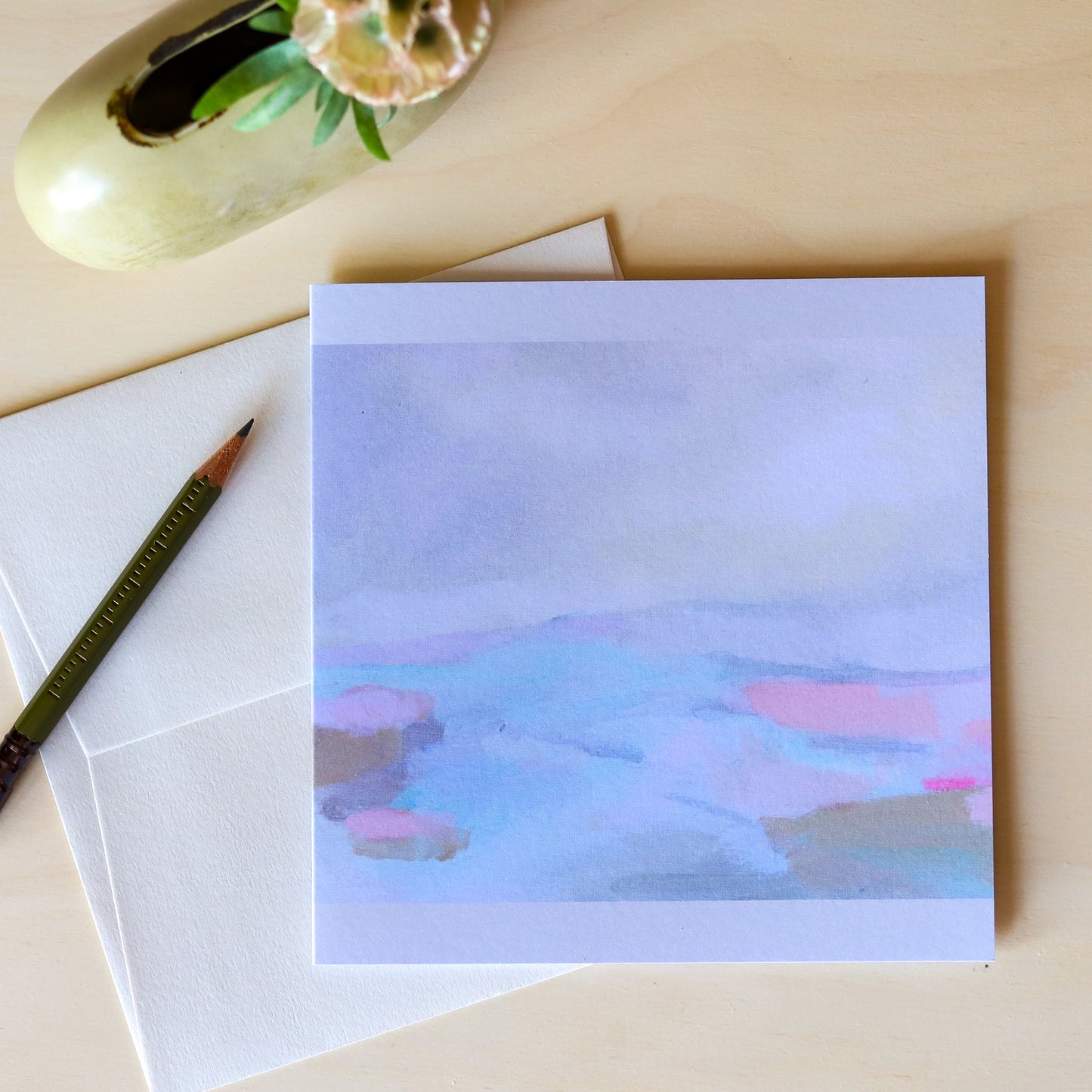 Ethereal Glow greeting card