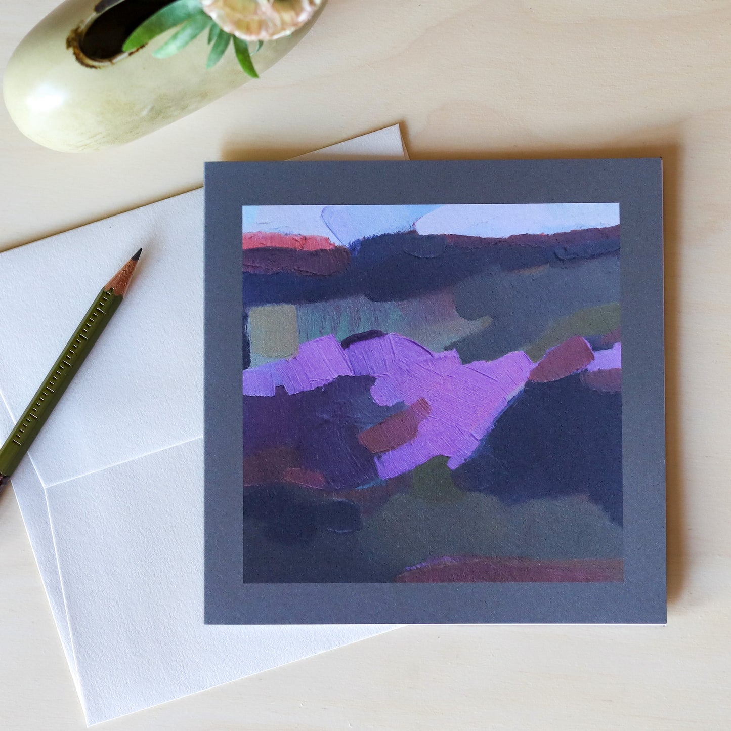 Lavender Dreamscape greeting card