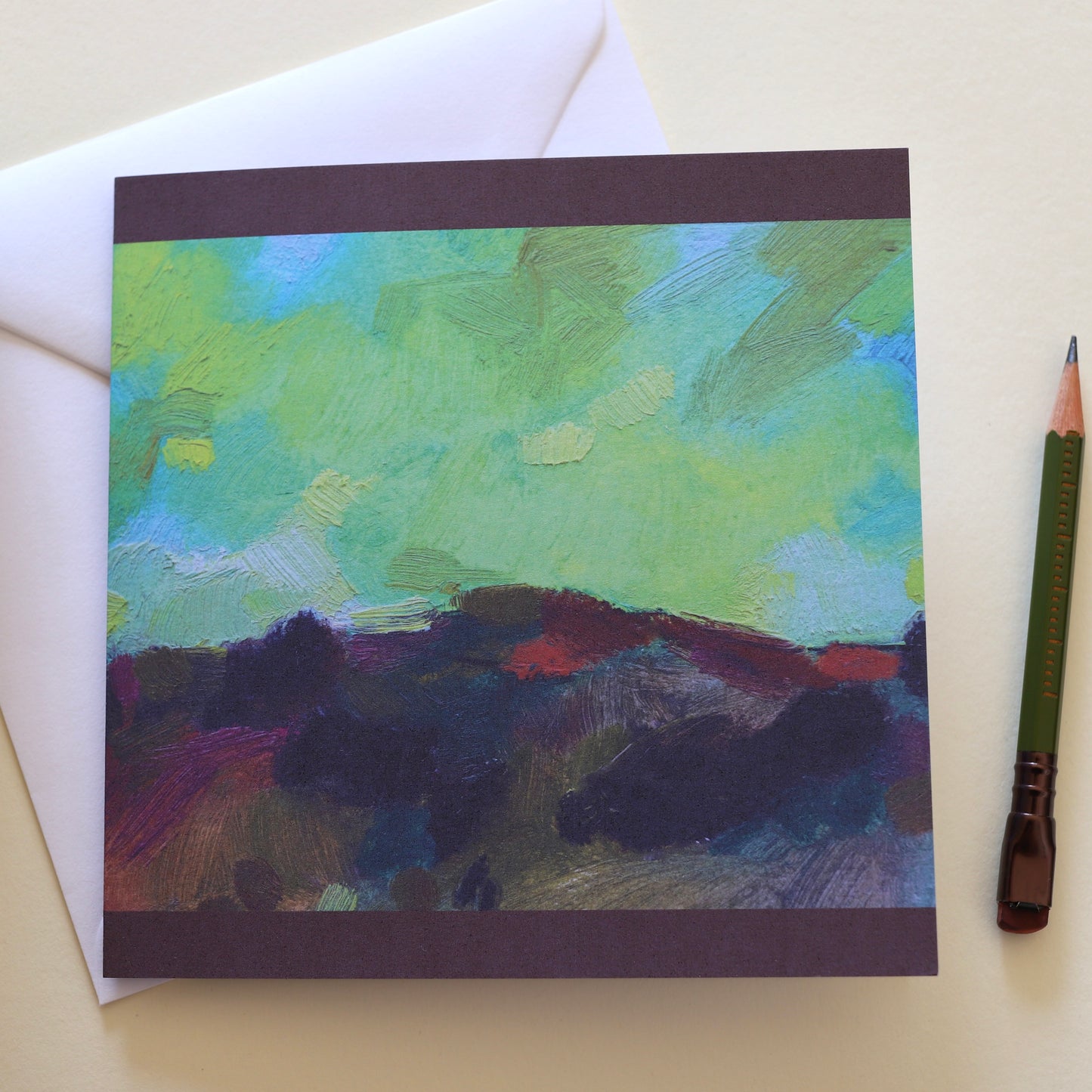 Neon Nights greeting card