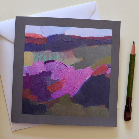Lavender Dreamscape greeting card