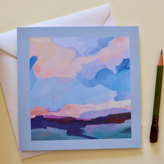 Dancing with the Breeze greeting card