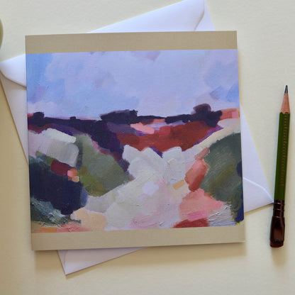 Along The Ridge greeting card