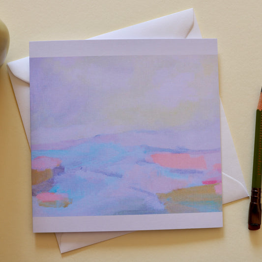 Ethereal Glow greeting card