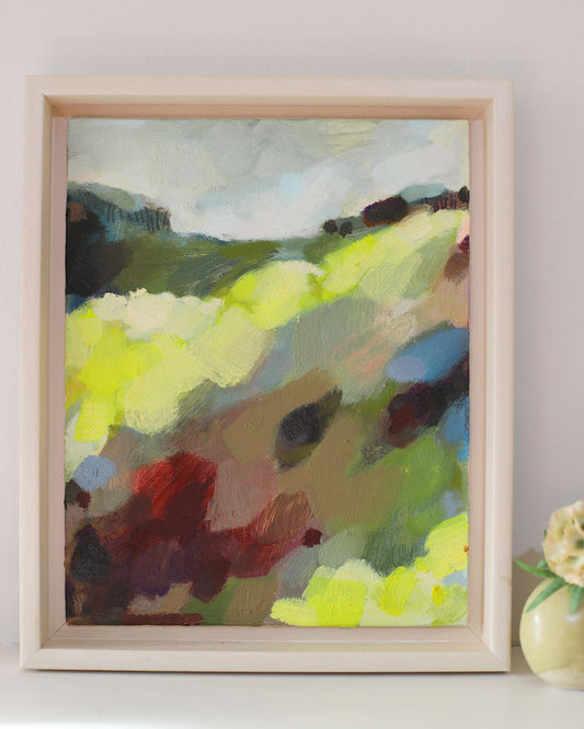Neon Melon oil painting
