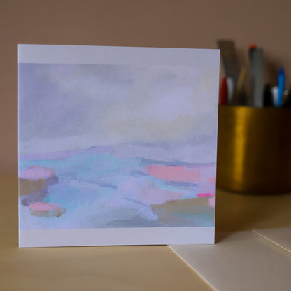 Ethereal Glow greeting card