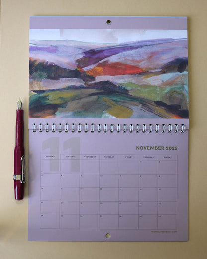 2025 Landscape Calendar A5