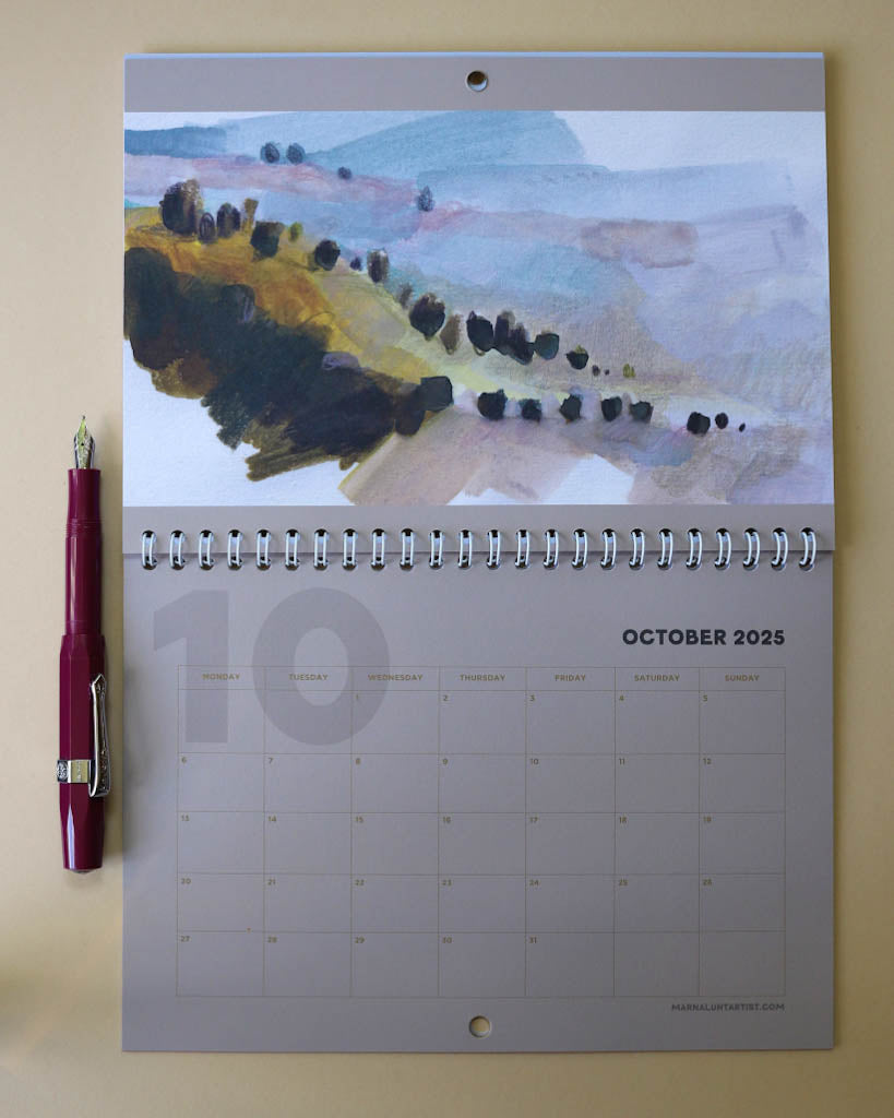 2025 Landscape Calendar A5