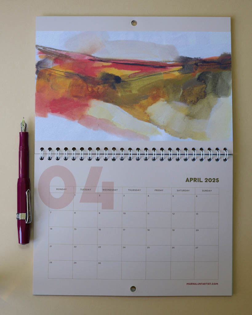 2025 Landscape Calendar A5