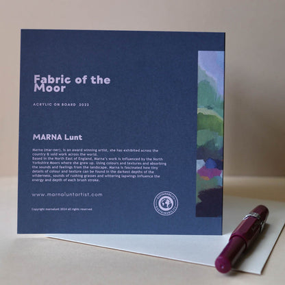 Fabric of the Moor greeting card