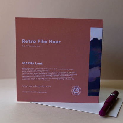 Retro Film Hour greeting card