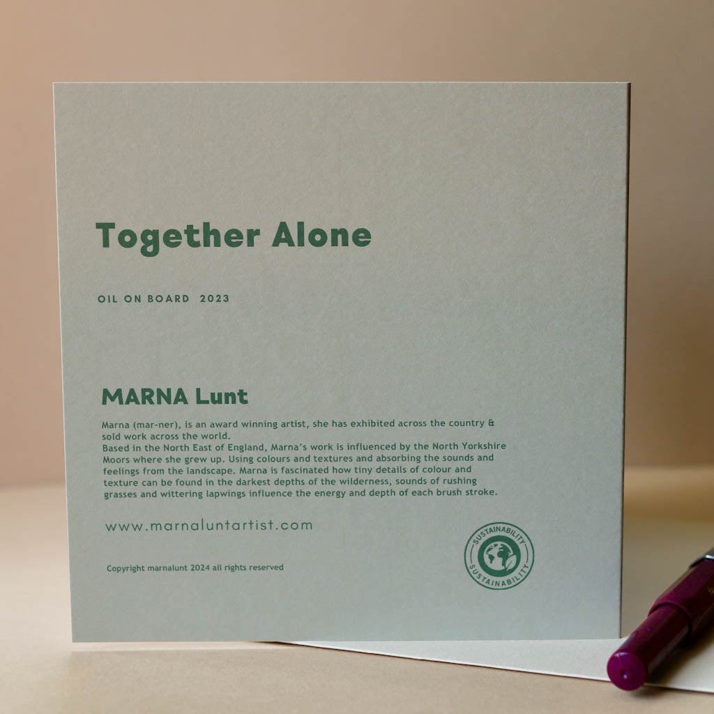 Together Alone greeting card