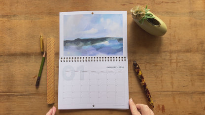 2026 Landscape Calendar A5